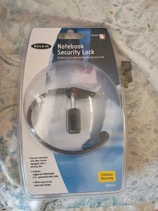 Belkin F8E550 Notebook computer Security Lock W/ Key case New Free Shipping - Picture 1 of 3