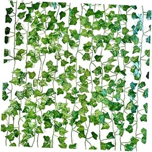 3 Pack (21Ft) Fake Ivy Garland Artificial Fake Vines Leaf Flower Balcony décor - Picture 1 of 8