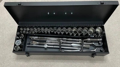 Armstrong Tools 1/2” Drive Socket /Breaker Bar /Ratchet / Extension Set - Metric - Image 1 of 4