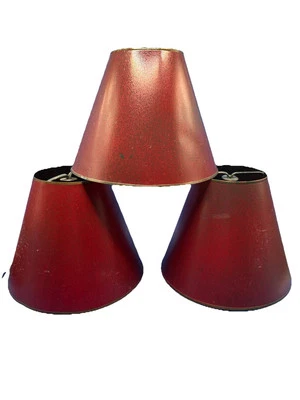 Комплект из 5 абажуров для люстры черная бумага металлический 4,5 дюйма H канделябр зажим на - Изображение 1 из 4