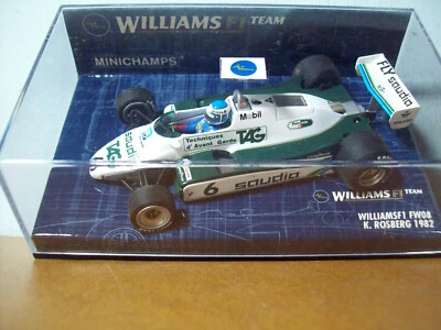 1/43 MINICHAMPS 430 820006 WILLIAMS FW08 1982 WORLD CHAMPION KEKE ROSBERG - Image 1 of 4