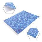 Water Pattern Paper Simulation Accessories Diorama Scenery For Diy Model