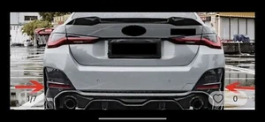 BMW I4 G26 M PERFORMANCE GLANZ ECHT KOHLEFASER STOßSTANGE HINTEN AERO EINSATZ M SPORT - Bild 1 von 7