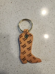 Vintage Tony Lama Stiefel Echtleder Schlüsselanhänger Stiefelform Western Schlüsselanhänger - Bild 1 von 6