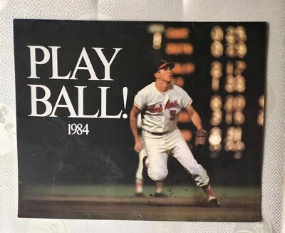 Vintage Photos 1984 MLB Play Ball Calendar Brooks Robinson, Clemente, DiMaggio - Image 1 of 4