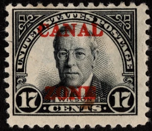 Canal Zone Stamp Scott #91 Used Fine w Light Cancel 17 Cents Black Wilson Issue - Picture 1 of 1