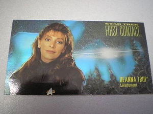 STAR TREK FIRST CONTACT TRADING CARDS - Character Card n. C5 Deanna Troi - Foto 1 di 1