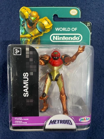 World of Nintendo 2.5" Mini Figure: Metroid Samus Cover