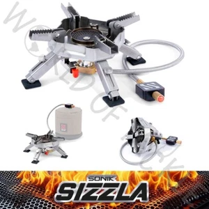 Sonik Sizzla Pesca Gas Super Estufa Compacta Portátil Alto Rendimiento 2800w Camping - Imagen 1 de 12