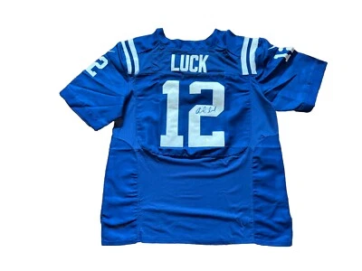Andrew Luck Signed (Home Blue) Indianapolis Colts Jersey JSA - Image 1 of 4