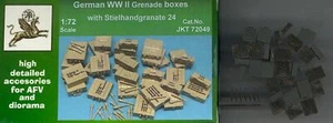JK Resin 1/72 GERMAN WWII STIELHANDGRANATE GRENADE SET Resin Set - Picture 1 of 3