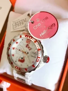 Orologio da polso Che Che New York Hello kitty Kawaii inutilizzato donna Sanrio originale - Foto 1 di 8