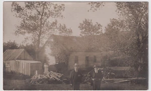 NOVA SCOTIA MACDONALD BROTHERS OLDEST LIVING TWINS IN COMMONWEALTH REAL PHOTO - Picture 1 of 2
