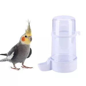 Pet Bird Water Feeder 13.5 Oz Parrot Water Dispenser Bird Cage Suspended Automat - Picture 1 of 6