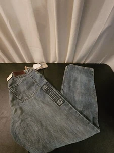 NUEVO Polo Ralph Lauren Jake Jeans Para Hombres 33x30 Azul Denim De Colección Nuevo de Lote Antiguo - Imagen 1 de 12