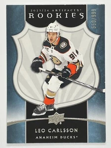 2023-24 UD Artifacts Rookies Retro Redemption #2  Leo Carlsson 550/999 - Bild 1 von 2
