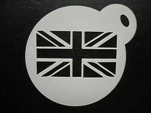 60mm union jack design cake, cookie, craft & face painting stencil - Picture 1 of 1
