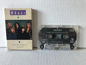 Heart I DIDN'T WANT TO NEED YOU 1990 Capitol Cassette SINGLE - Picture 1 of 6