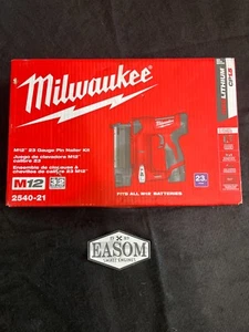 Milwaukee 2540-21 M12 12V 23 Gauge Pin Nailer Kit - Red - Picture 1 of 2