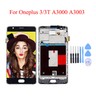 Original For Oneplus 3/3T LCD Display Touch Screen Digitizer Frame Replacement