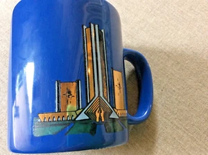 Blue Kiln Craft Staffordshire England Kaffee Vintage Teetasse Becher großes Gebäude - Bild 1 von 6