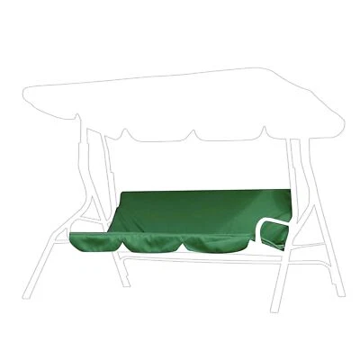 Garden Courtyard Outdoor Waterproof Polyester Taffeta Threeseater Swing Chair - Image 1 of 4