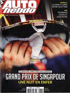 AUTO HEBDO n°2381 GP SINGAPOUR - Foto 1 di 1