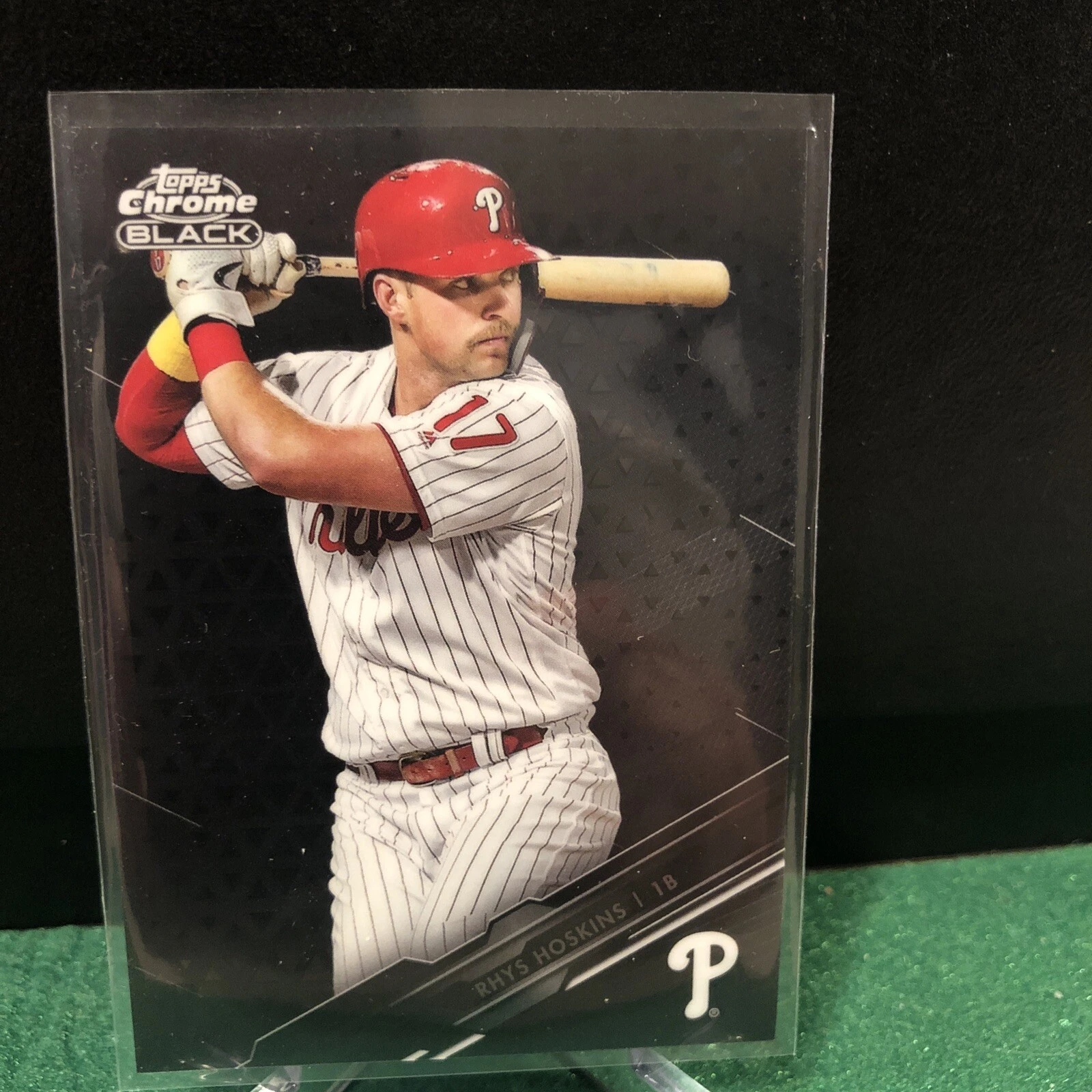 2020 Topps Chrome Black Rhys Hoskins #31 Phillies