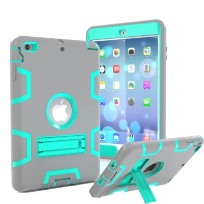 For iPad 10.2 7th 8th 9th Generation Kids Shockproof Heavy Duty Stand Case Cover - Image 1 of 4