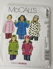 Mccall's Sewing Pattern M4961 Sz Girls M-L-Xl Coat & Hat Uncut