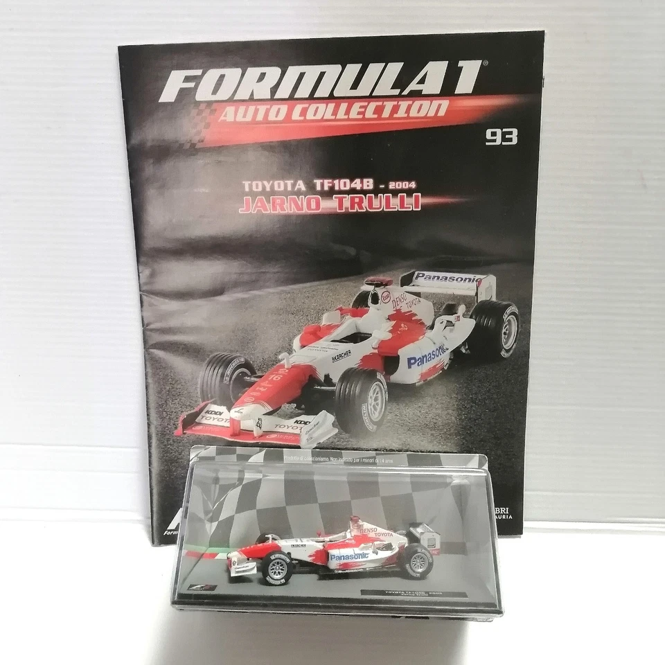 TOYOTA TF104B 2004 JARNO TRULLI #F1 CON FASCICOLO CENTAURIA SCALA 1/43 - Immagine 1 di 1