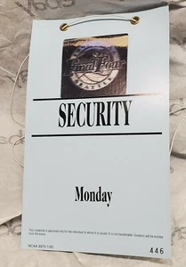 1995 NCAA final Four Security Pass Full Access MONDAY - Picture 1 of 3