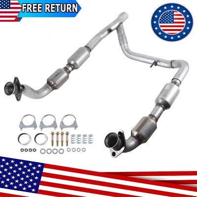 Catalytic converter Set For 1998-2000 Ford F-150 V8 5.4L 4R100 Trans (4WD Only) - Image 1 of 4
