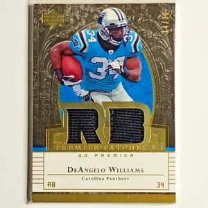 2007 UD Premier #PP2-DW ~ DeANGELO Williams ~ Game Used Jersey - 14/30 - Picture 1 of 2