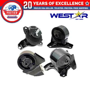 Fits 2005-2010 Hyundai Tucson/Kia Sportage 2.7L Motor & Trans Mount Set 4pcs - Picture 1 of 2
