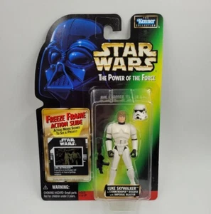 Star Wars POTF2 Freeze Frame FF Luke Skywalker ( Stormtrooper Disguise ) - Picture 1 of 2
