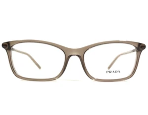 PRADA Eyeglasses Frames VPR 16W 05N-1O1 Clear Honey Gold Cat Eye 54-17-140 - Picture 1 of 13