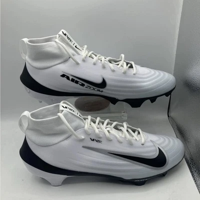 Nike Zoom Air Vapor Pro 1 White/Black Football Cleats IB2495-105 Size 14.5 - Image 1 of 4