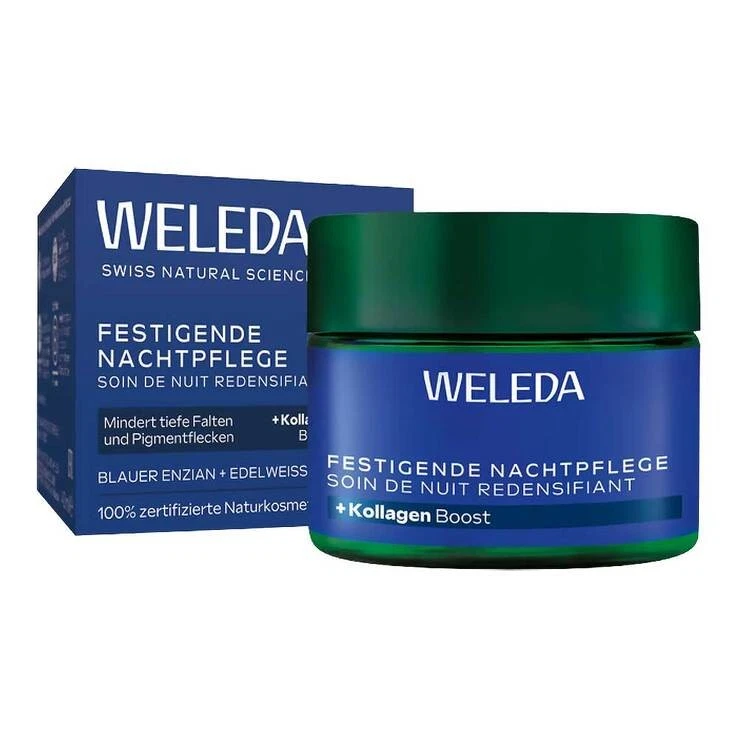 Weleda festigende Nachtpflege blauer Enzian & Edelweiss · 40 ml · PZN 18446788 - Bild 1 von 1