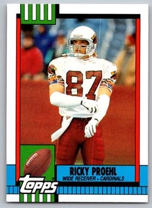 1990 Topps Traded Ricky Proehl Rookie Phoenix Cardinals #121T - Picture 1 of 2