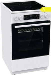 Gorenje Elektro Standherd GEC5C41WG 50cm Glaskeramik Weiß Umluft Timer - Bild 1 von 7