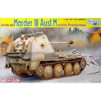 Modello Char Sd.Kfz.138 Marder Iii Ausf.M Produzione Iniziale Dragon 6464 1/35 - Immagine 1 di 2