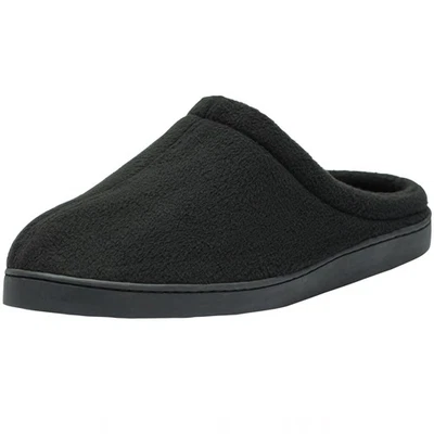 Alpine Swiss Wide Mens Fleece Clog Slippers | Wide Width Slip-On House Shoes - Image 1 of 4
