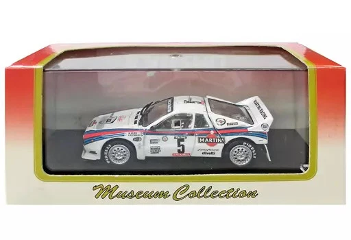 Mini car 143 Lancia 037 Rally '84 Tour de Corse MARTINI #5 White x Blue x Red - Image 1 of 1