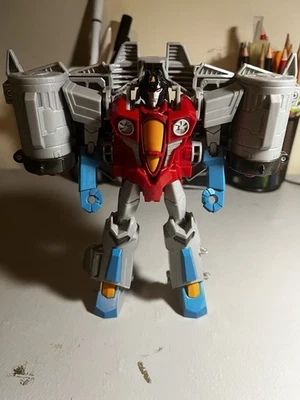 Transformers Cyberverse Starscream Starseeker Missile Decepticon Ultra Class - Image 1 of 4