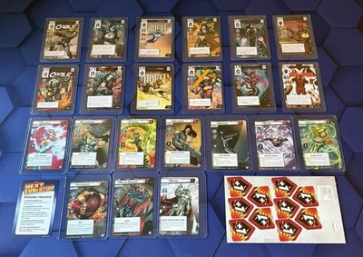Marvel Champions NeXt Evolution 1 set 22 X-Force art cards + promo Tokens of Kit - Image 1 of 3