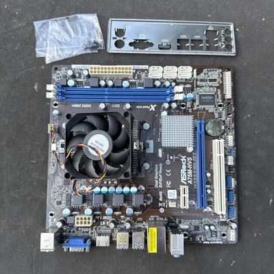 ASROCK A75M-HVS Motherboard + Stock Cooker, I/o shield - Image 1 of 2