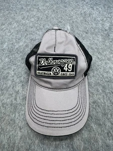 Volkswagen Hat Men's Adjustable Gray Black Mesh Since 1949 Patch - Picture 1 of 7