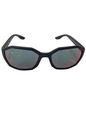 Gafas de sol deportivas PRADA negras de plástico rojo espejo SPS02V Foto 1 de 4