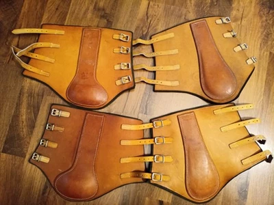 Gamaschen Pferde Set 4-teilig aus Leder Original von Passier und Sohn - Bild 1 von 2